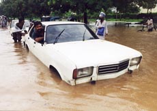 Thursday's downpour in Chandigarh resulted in heavy water-logging in places