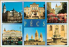 Vignettes of Pecs city