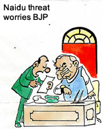 Sir, at this moment Mr Naidu is happy but our 18th partner is threatening.