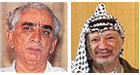 Jaswant Singh and Yasser Arafat