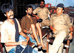 Two Harijans, Dinanath Baitha and Karu Ram, rescued from the residence of Bihar Cooperative Minister of State Lalit Yadav where they were allegedly tortured.