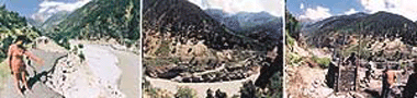 Pictures of the devastation caused by the Sutlej captured by our lensman Karam Singh in the Kinnaur tribal belt