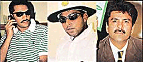 Mohammad Azharuddin,  Ajay Jadeja and Manoj Prabhakar.