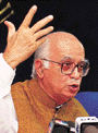 Home Minister L.K. Advani (file photo)