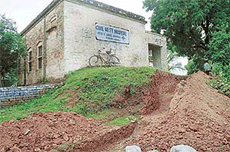 The government veterinary hospital near Kumbhra village fears dislocation as it has come within the boundary of the upcoming City Park in SAS Nagar.