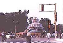 Lights at the fountain chowk