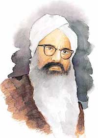 Sardar Partap Singh Kairon. portrait by Kuldip Dhiman