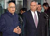 Union Home Minister L.K. Advani and US Secretary of State Colin Powell