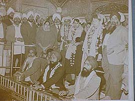 Saund at the Golden Temple, Amritsar