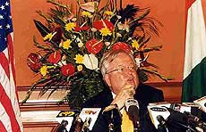 US Ambassador to India Robert Blackwill addresses a Press conference in Chennai 