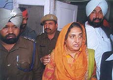 Former Punjab Chief Minister Rajinder Kaur Bhattal