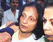 Mother of Natasha Singh comes out of Safdarjung Hospital
