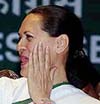 Congress President Sonia Gandhi