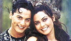Lovey-dovey Vikramaditya and Rinku Ghosh.