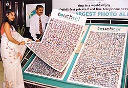 India’s largest photo album, brought out by Limca Book of Records and Touchtel, being released in the Capital.