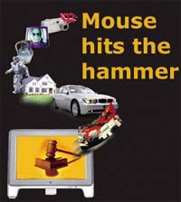 Mouse hits the hammer