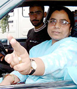 Hafeeza Begum, woman candidate for the second phase of Assembly elections in Jammu and Kashmir
