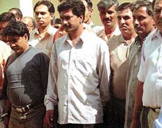 Three alleged accomplices of underworld don Abu Salem, who were arrested in South Delhi on Thursday