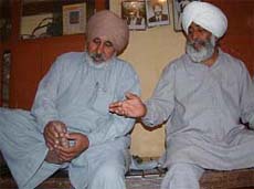 Mr Arsal Singh and Mr Sukhdev Singh who were tortured by the CIA staff at Tarn Taran and later got released by a warrant officer appointed by the High Court