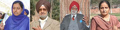 Bibi Kiranjot Kaur, Bhai Ashok Singh Bagrian, Dr Harnam Singh and Prof Jaswinder Kaur Dhillon.