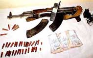 The ammunition which was recovered from a Jaish-e-Mohammed militant