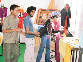 Oorja 2003, an exhibition-cum-sale,that opened at the JD Institute