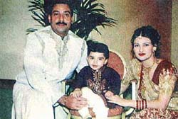 Amarjit Chohan, his wife, Nancy, and their children