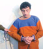 Handcuffed Lashkar-e-Toiba militant Zia Mustafa