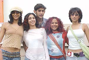 Viva members at a talent hunt organised by Channel V in the Capital