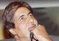 Bollywood mega star Amitabh Bachchan during a Press meet of the International Indian Film Academy in New Delhi on Monday.