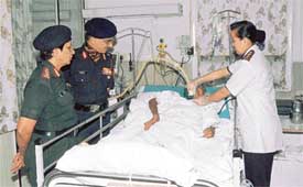 Maj-Gen B. Sadananda, Commandant, Command Hospital, Chandi Mandir