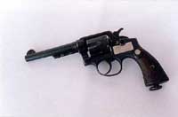 A file photograph of Lt Gen A. K. Niazis pistol when it was kept in the Indian Military Academy (IMA) museum at Dehra Dun five months back.