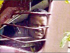 A passenger trapped inside a damaged bogie of the ill-fated Hyderabad-bound Golconda Express