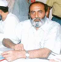 Mr Zaffaryab Jilani at the Muslim Board meeting in Lucknow on Sunday. 