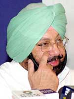 Chief Minister Amarinder Singh addresses a Press conference