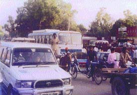 Haryana Roadways buses pick up passengers from the GT Road itself instead of entering the bus stand