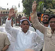 RJD supremo Laloo Prasad Yadav and other parliamentarians 