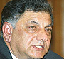 Pakistan Foreign Secretary Riaz Khokhar at a press news conference in Islamabad on Wednesday.