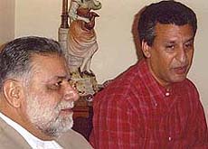 Pakistani Prime Minister Zaffarulah Khan Jamali with Indian-origin orthopaedic surgeon Dr Deepak Bhatia