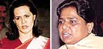 Sonia Gandhi and Mayawati