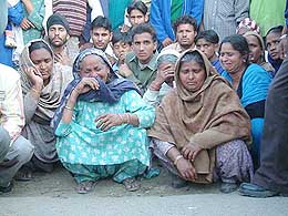 Villagers block traffic on the Amritsar-Jalandhar road at Tangra in protest against the killing of a Dalit youth, Sandeep Singh, by the Principal of Government Senior Secondary School, Chhajjalwadi, 25 km from Amritsar.