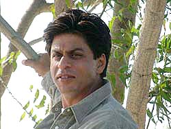 Shah Rukh Khan shoots for an untitled Yashraj production's film directed by Yash Chopra at Harike Pattan on Thursday