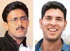Anil Kumble and Yuvraj Singh