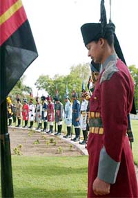 A wreath-laying ceremony organised by the Army on the eve of the Armoured Corps Day in New Delhi