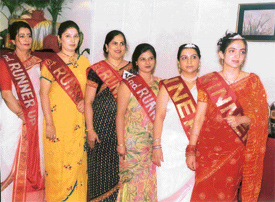 Members of Niharika Ladies Club participate in the Summer Queen contest