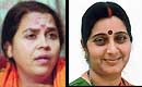 Uma Bharti and Sushma Swaraj
