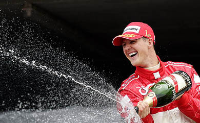 Michael Schumacher Tea boy Michael Schumacher