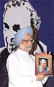 Prime Minister Manmohan Singh releases the commemorative issue of Assocham on JRD Tata Centenary Celebration  in New Delhi on Tuesday.  