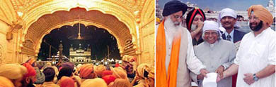 Devotees throng the Golden Temple during the 400th anniversary celebrations of the Guru Granth Sahibs installation