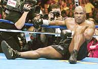 The once-invincible Mike Tyson was no match for Britain’s Danny Williams.
